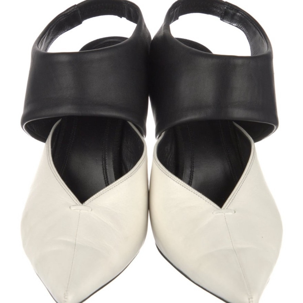 Celine Leather Slingback Pumps